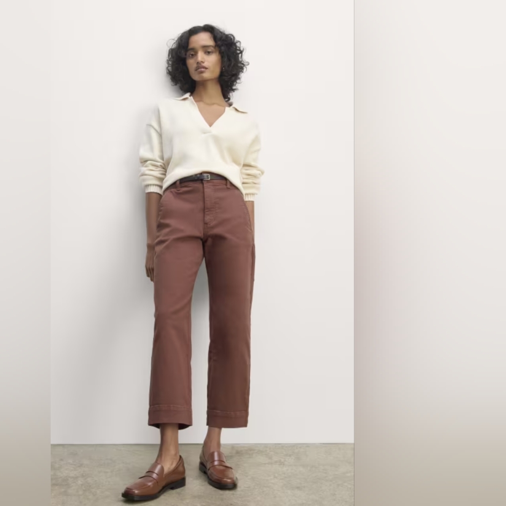 2 Pairs! Everlane Utility Straight-leg Pants sz 16